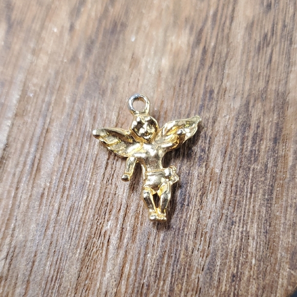 P302 Angel Cherub‎ Vintage Pendant - Picture 1 of 2